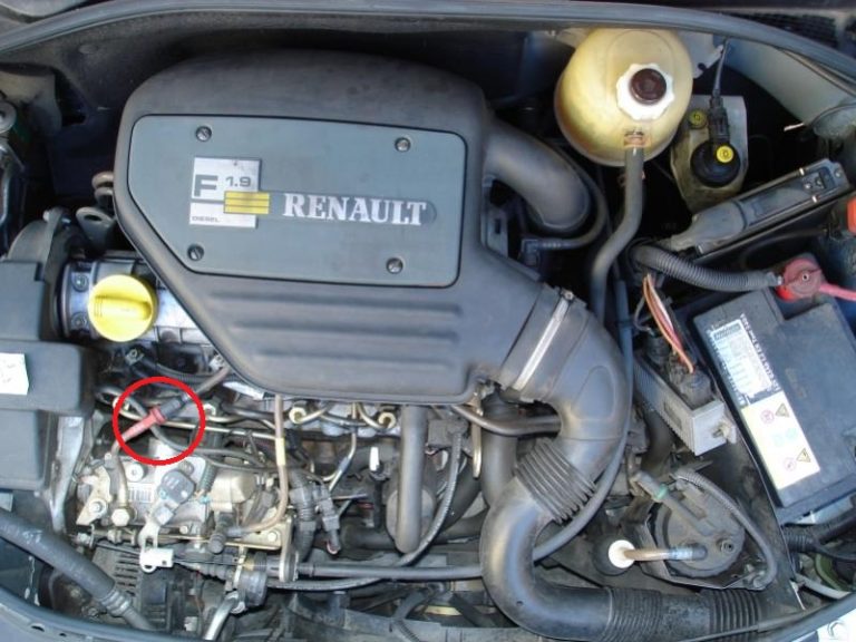 Renault F8Q 1.9 liter engine.